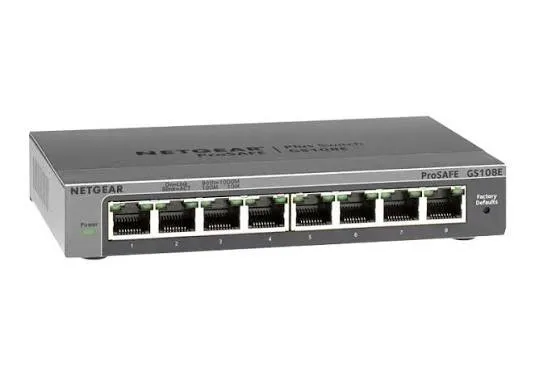 Коммутатор ProSafe Netgear 8 Port GS108Ev3 Gigabit Ethernet Switch GS108E
