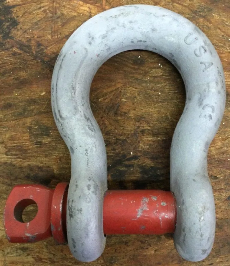 Такелажная скоба Crosby 1-1/8 in. Screw Pin Anchor Shackle 9-1/2 Ton 1018552 G-2