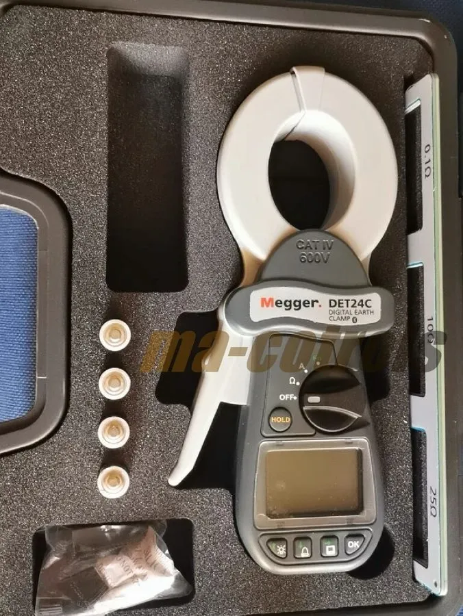 Тестер MEGGER EARTH TESTER DET24C DIGITAL CLAMP RESISTANCE METER AS-IS