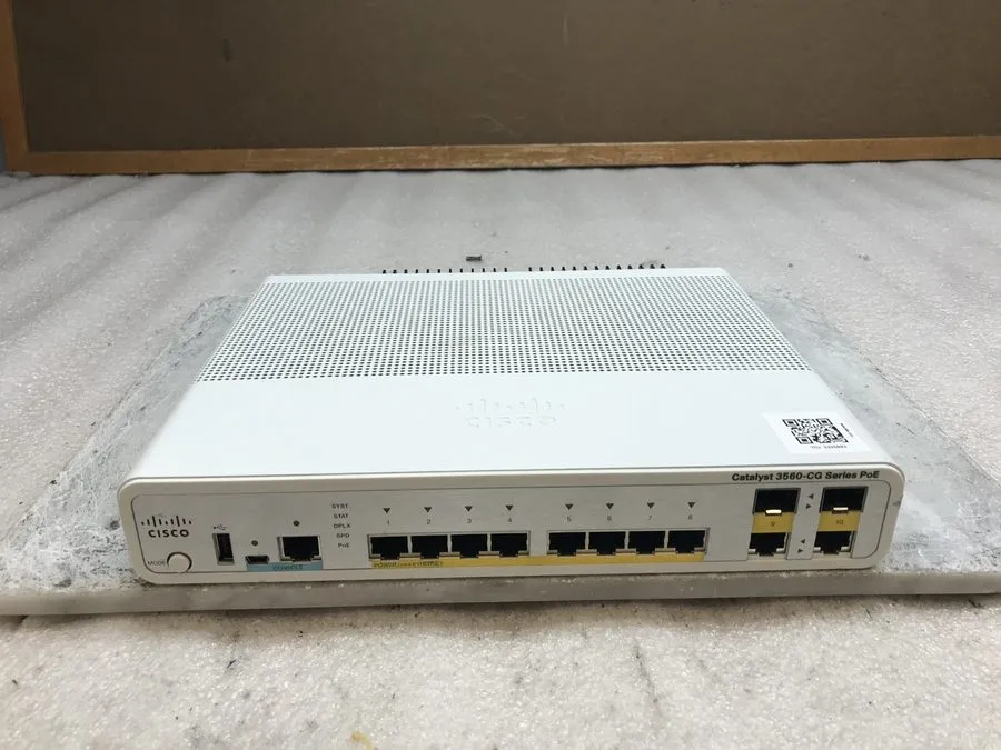 Коммутатор Cisco Catalyst WS-C3560CG- -S 8-Port PoE Gigabit Managed Switch