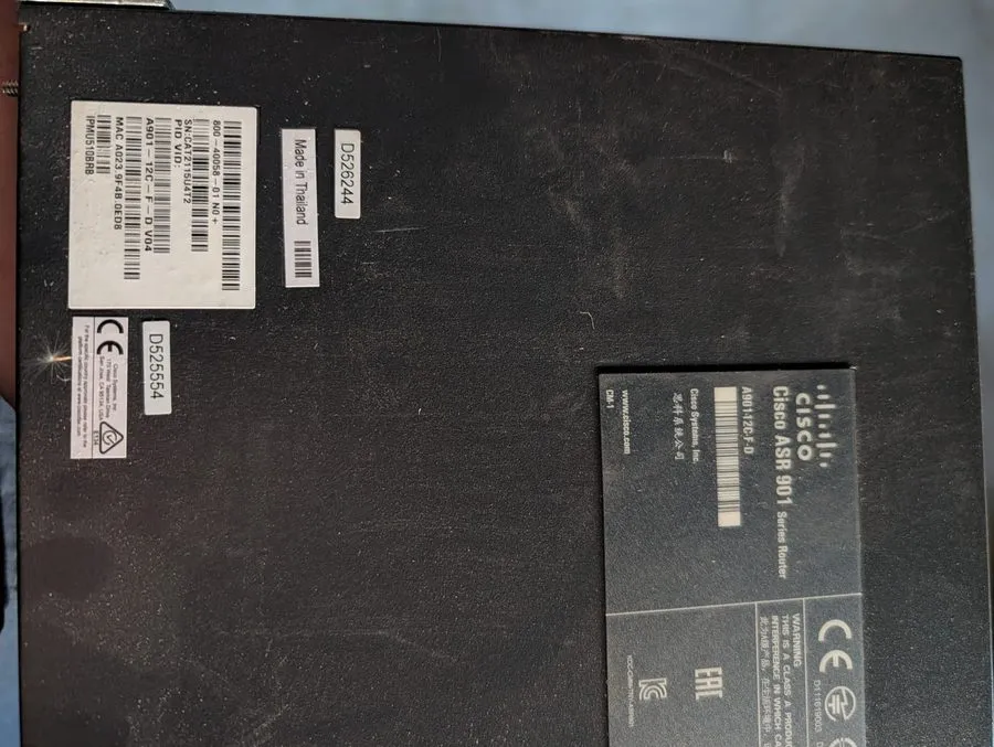 Маршрутизатор Cisco A901-12C-F-D V04 ASR 901 Series Aggregation Services Router