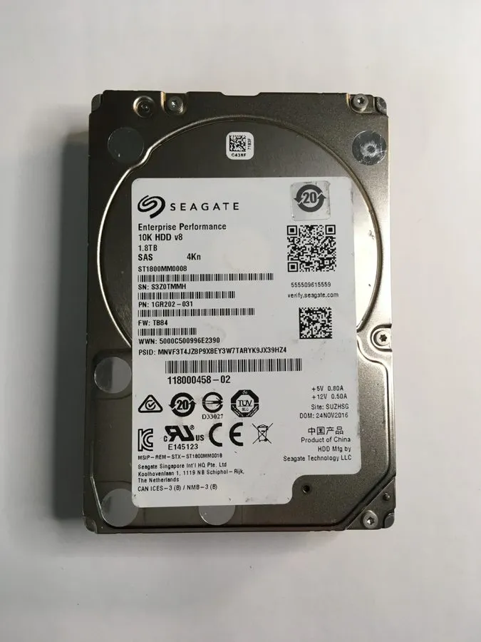 Жёсткий диск AL15E418 EMC1800 EMC 1.8TB 10K RPM SAS 2.5" HDD