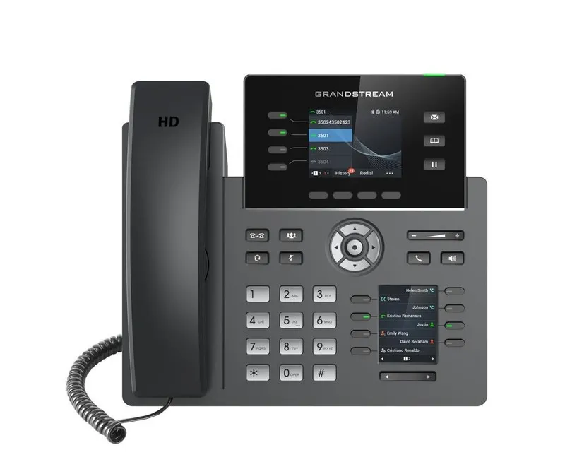 Grandstream GRP-2614 Ip Phone Black 4 Lines Tft Wi-Fi