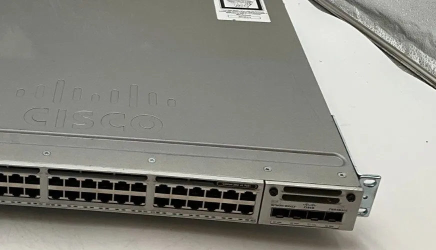 Коммутатор Cisco WS-C3850-48P-L 48 Port Gigabit PoE+ Switch w/ C3850-NM-2-10G