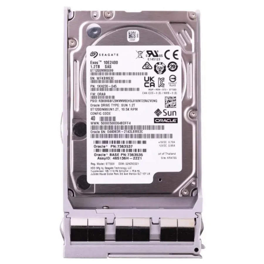 Сервер G2G54 ST1200MM0099 Dell POWEREDGE 1.2TB 10KRPM 12Gb 2.5"SAS HDD 0G2G54