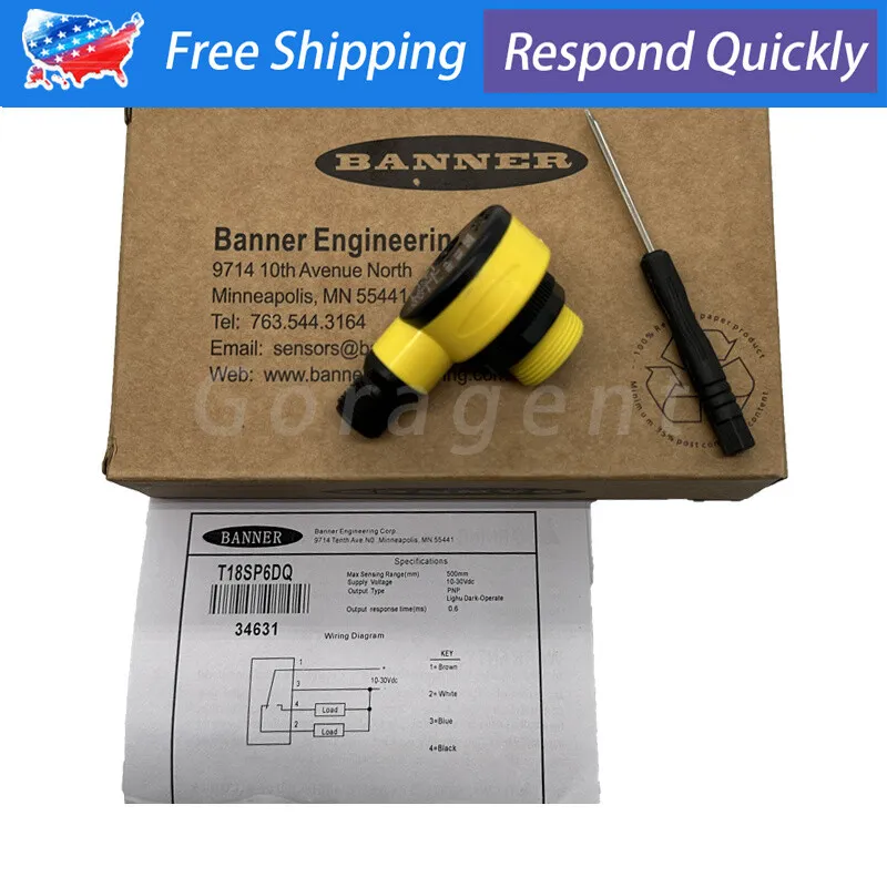 Фотоэлектрический датчик T18SP6DQ Photoelectric Switch Sensor PNP