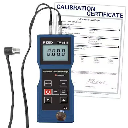 Толщиномер REED Instruments TM-8811-NIST Ultrasonic Thickness Gauge, 7.9" (200mm — фото лота 1
