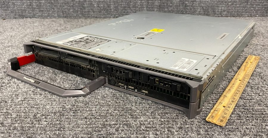 Сервер Dell PowerEdge M710 FHB Blade Server No RAM Unknown CPU — фото лота 1