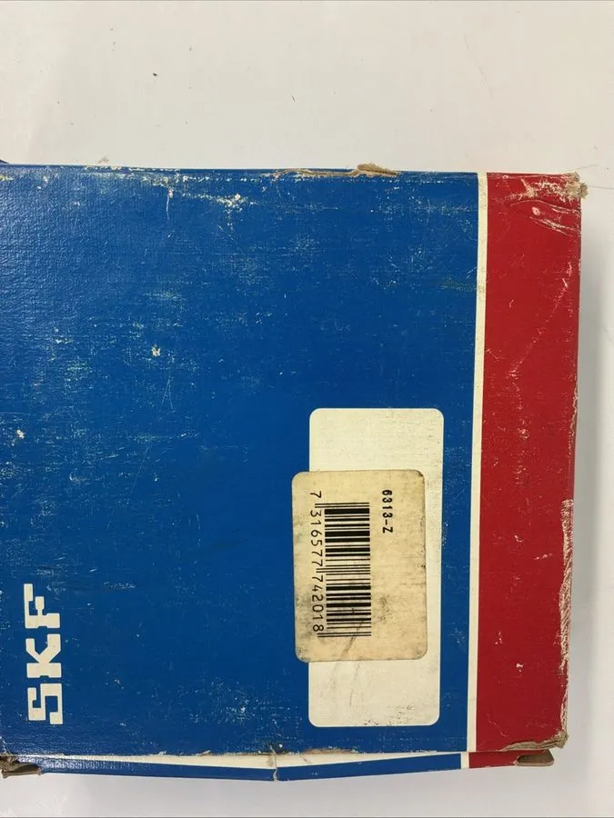 Подшипник SKF 6313-Z Deep Groove Ball Bearing Single Shield 65x140x33 Made in US — фото лота 1