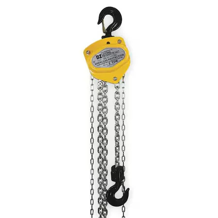 Таль Oz Lifting Products Oz020-10Chop Manual Chain Hoist, 4000 Lb., Lift 10 Ft — фото лота 1