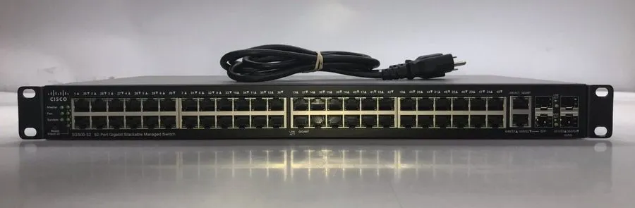 Коммутатор Cisco SG500-52-K9 V02 52-Port Gigabit POE Stackable Managed Switch