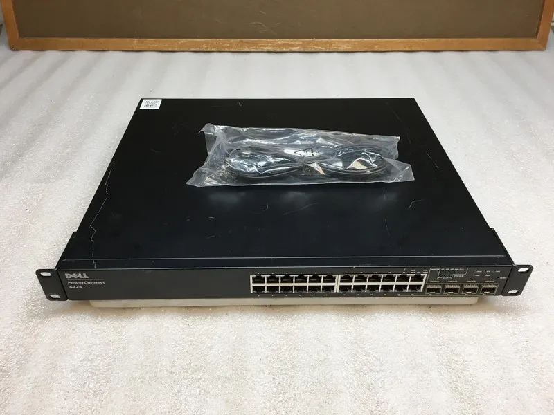 Коммутатор Dell PowerConnect 6224 24-Port Gigabit Managed Switch Rackmount
