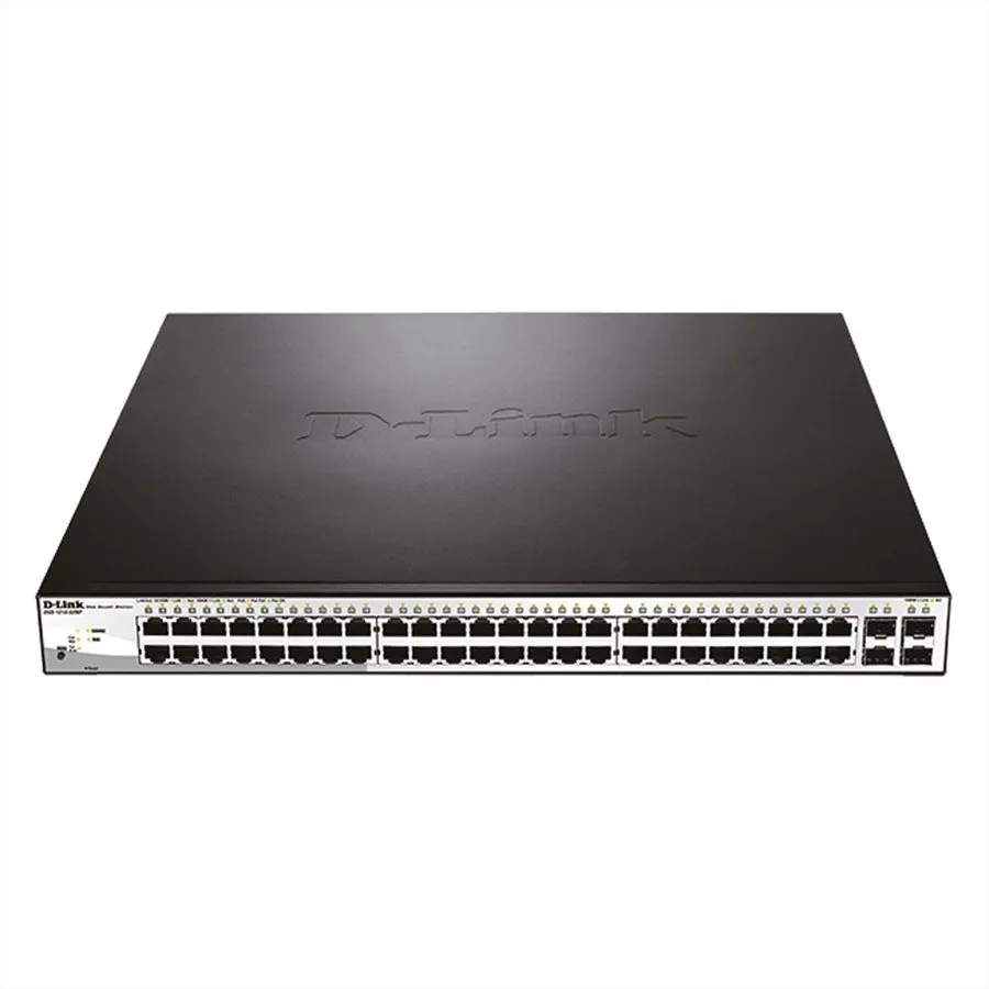Коммутатор D-LINK DGS-1210-52MP 52-PORT SMART MANAGED GIGABIT POE+ SWITCH