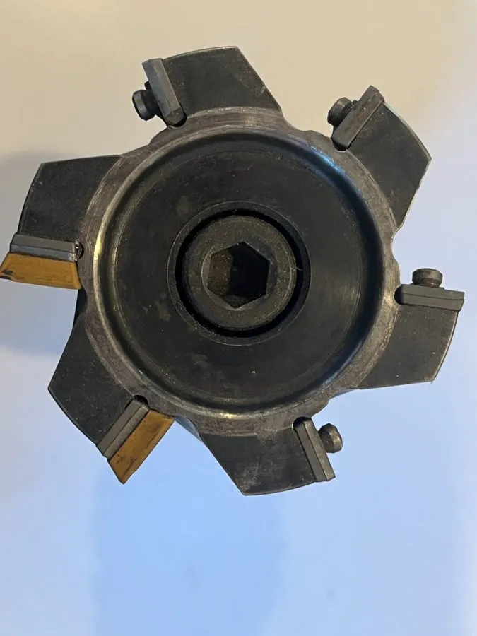 Режущий инструмент FACE MILL Cat 40 Taper holder and Sandvik Cutter RA29090-075R — фото лота 2