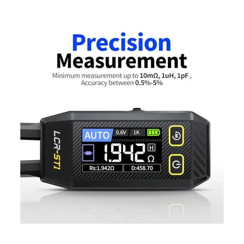 Тестер FNRSI Upgraded Version LCR-ST1 Mini Smart LCR Meter, SMD Tester, ESR Mete — фото лота 2