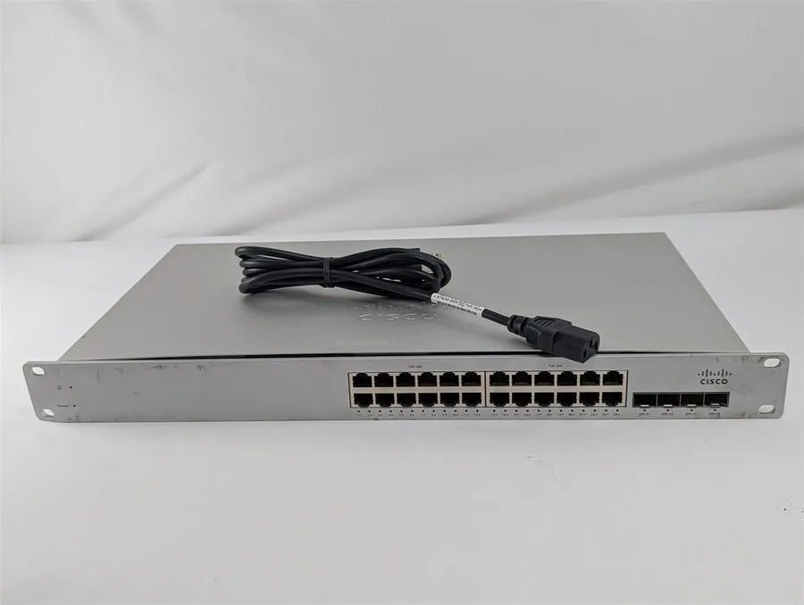 Коммутатор Cisco Meraki MS220-24P 24-Port PoE Gigabit Managed Switch Rackmount G