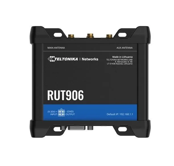 Маршрутизатор Teltonika RUT906 Industrial Cellular Router Dual-SIM Cellular 4G L — фото лота 1