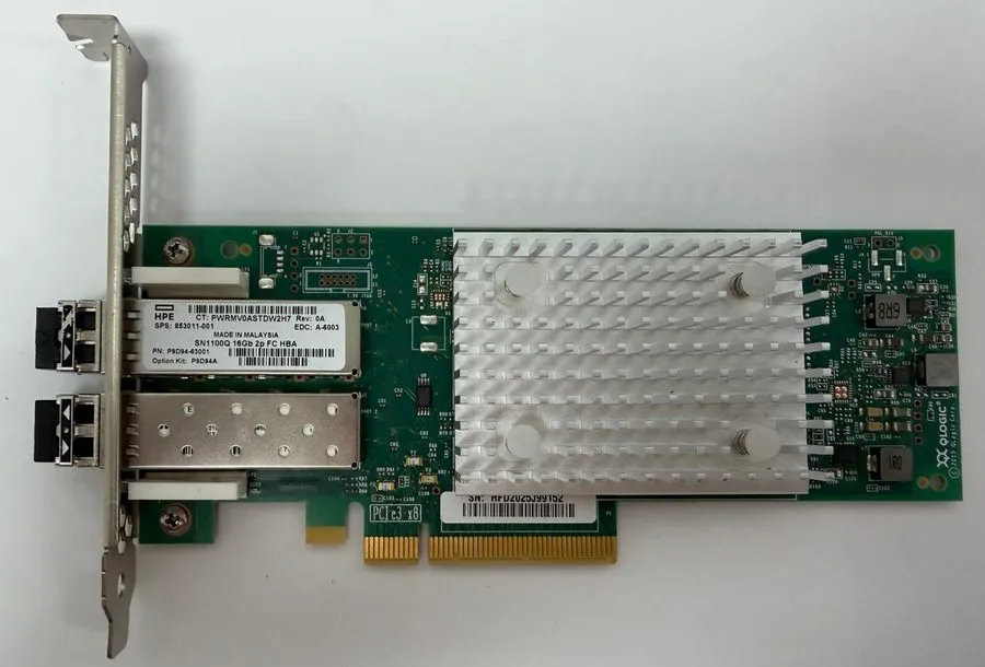 Контроллер HP 853011-001 P9D94A SN1100Q QLE2692 16GB Dual Port FC HBA
