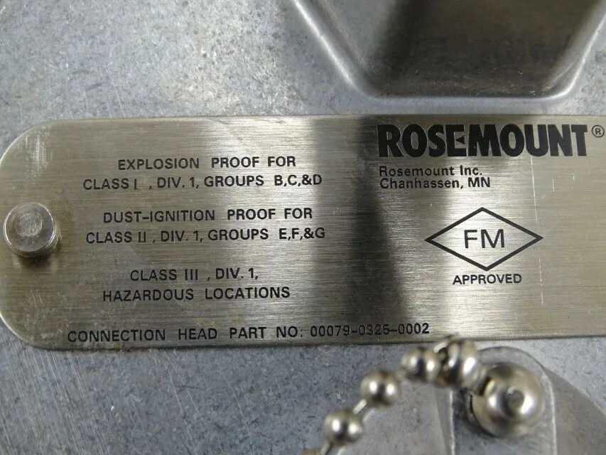 Датчик ROSEMOUNT SENSOR ASSEMBLY TRMP LIMITS: -50 C to 85 F