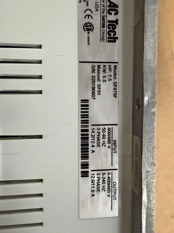 Частотный преобразователь Lenze Ac Tech SF475 Variable Frequency Drive 400/480v- — фото лота 1
