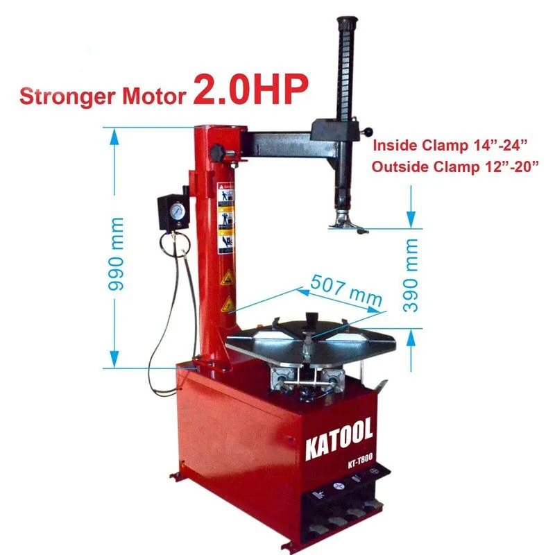 Шиномонтажный станок Tire Changer Machine KT835 Wheel Balancer KT-B760 2.0HP Mot — фото лота 2
