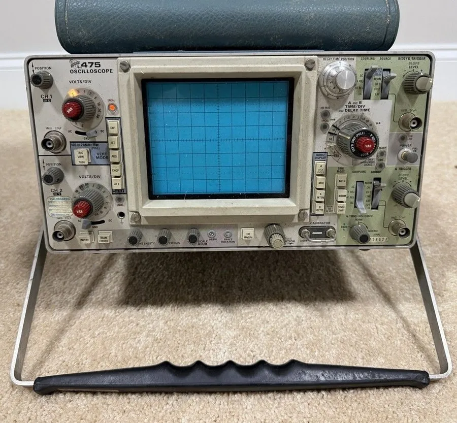 Осциллограф Tektronix 475A 250MHz Dual-Trace Analog Oscilloscope & Bundle — фото лота 1