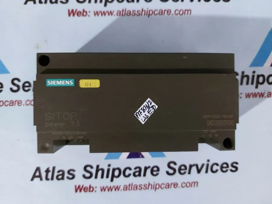 Блок питания SIEMENS 6EP1332-1SH31 POWER SUPPLY 24 VDC SITOP 3.5