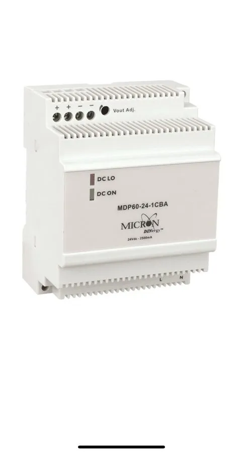Блок питания MDP60-24-1CBA, Power Supply, Class 2, DIN-rail mount, 60W, 24V/2.5A — фото лота 1