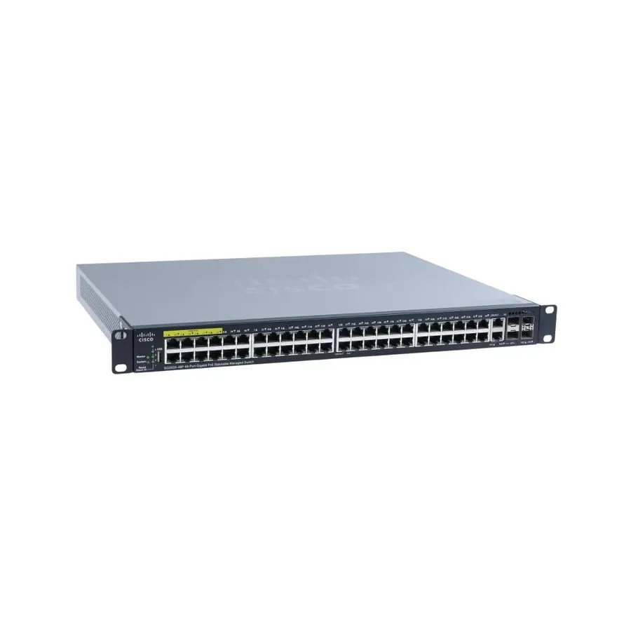 Коммутатор Cisco SG350X-48P 48-Port Gigabit PoE+ Stackable Managed Switch