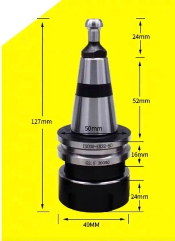 Патрон Balance Collet ISO30 ER32-50 Antirust Chuck CNC Milling Lathe Tool Holder