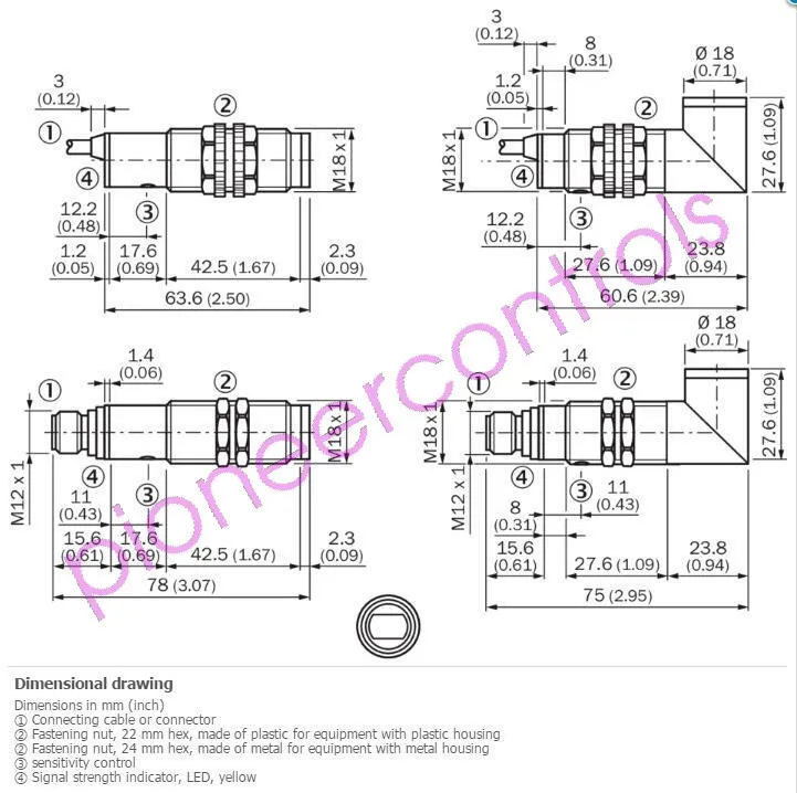 Датчик приближения SICK VTF18-3E5312 Photoelectric proximity sensor ,NPN Kd