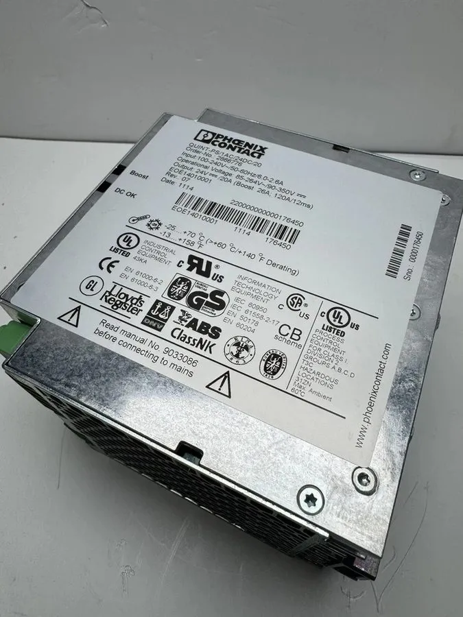 Блок питания 24V DIN Rail Power Supply Phoenix Contact 2866776 QUINT PS/1AC/24DC