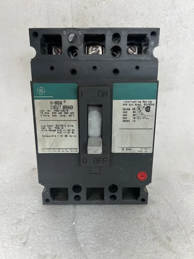 Автоматический выключатель TED134030WL GE CIRCUIT BREAKER MOLDED CASE 3P 3PH 30A