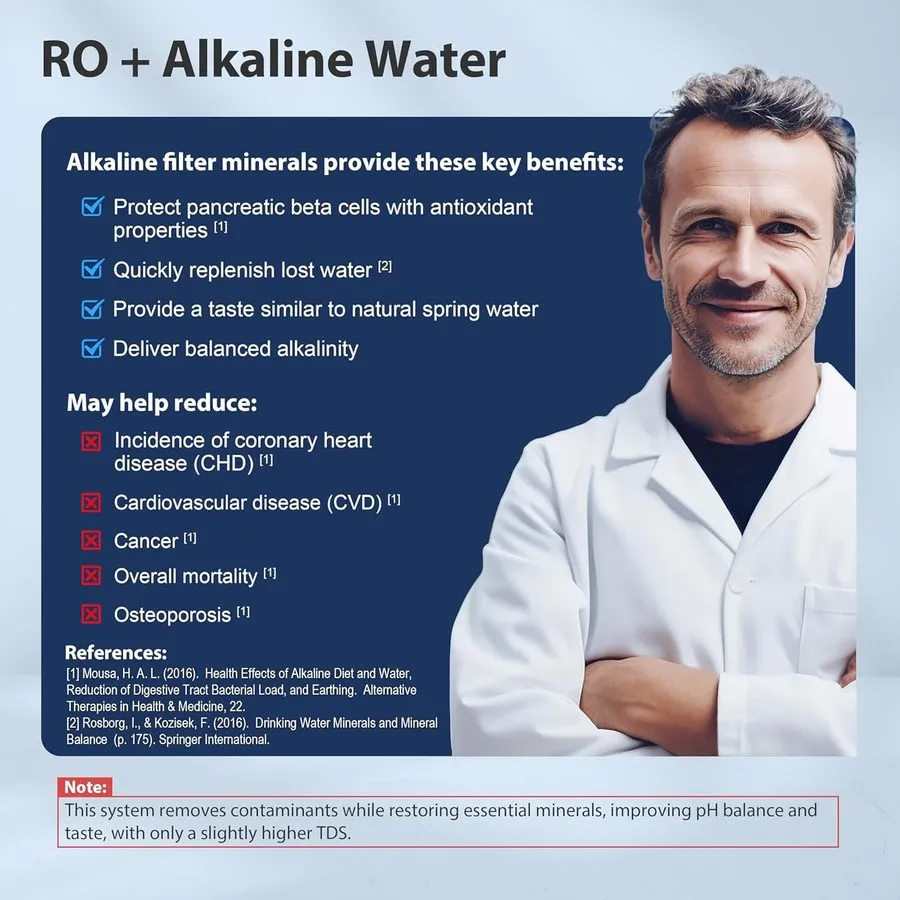 Насос RCC7AK-BLK, NSF/ANSI 58 Certified, Alkaline 6-Stage Reverse Osmosis System — фото лота 2