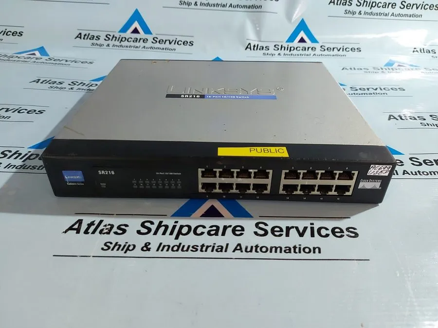 Коммутатор CISCO SYSTEMS SR216 LINKSYS 16 PORT 10/100 SWITCH 115 VAC