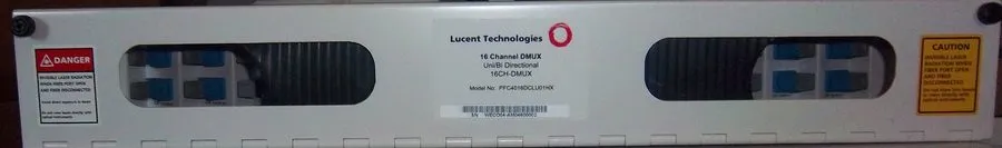 Оптический модуль Lucent 16 Channel DeMUX DWDM (Uni/Bi Directional) PFC4016DCLU0 — фото лота 1