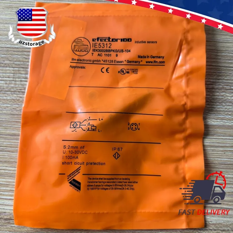 Датчик приближения для IFM IE5312 IEK3002BBPKG/US-104 PNP 4Pins Inductive Proxim