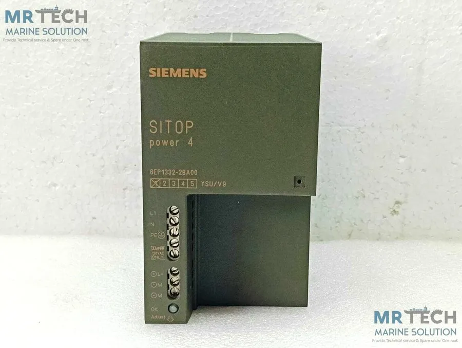 Блок питания Siemens 6EP1332-2BA00 SITOP Power 4 24VDC 3.8A DIN Rail Power Suppl