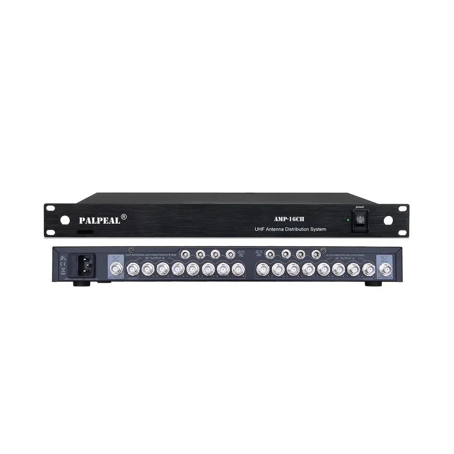 Видеооборудование AMP-16CH 16 Channels UHF Wireless Antenna Power Distribution S