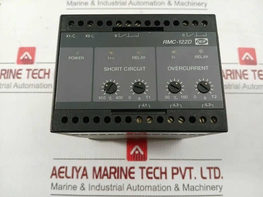 Реле защиты DEIF RMC-122D Over-current Protection Relay 220VAC 5A 100007048.10