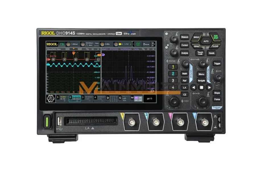 Осциллограф RIGOL DHO914S DIGITAL OSCILLOSCOPE 125MHz, 1.25GSa/s, 4ch, 16 dig. c