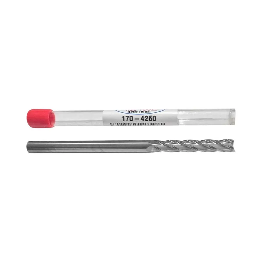 Режущий инструмент 1/4" (.250") 4 flute EXTRA LONG CARBIDE End mill USA 170-4250