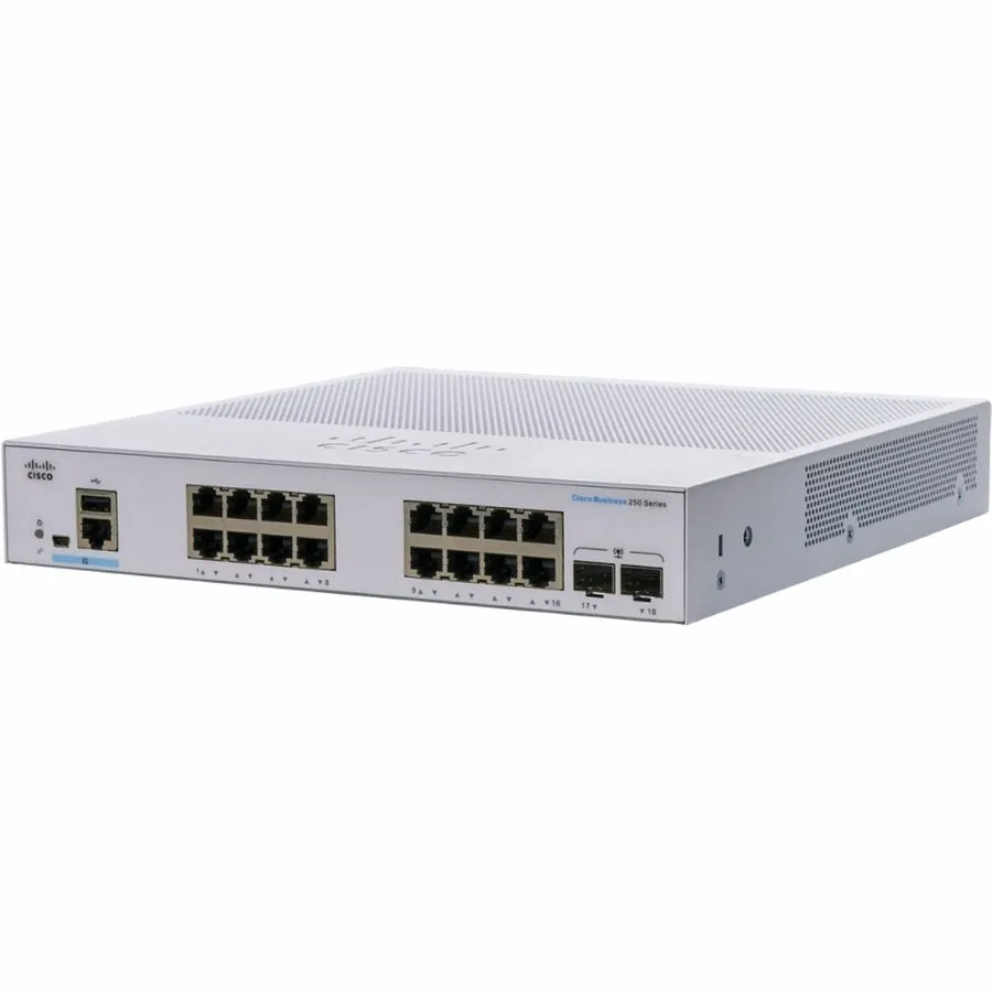 Коммутатор Cisco CBS250-16T-2G 16 Ports Switch