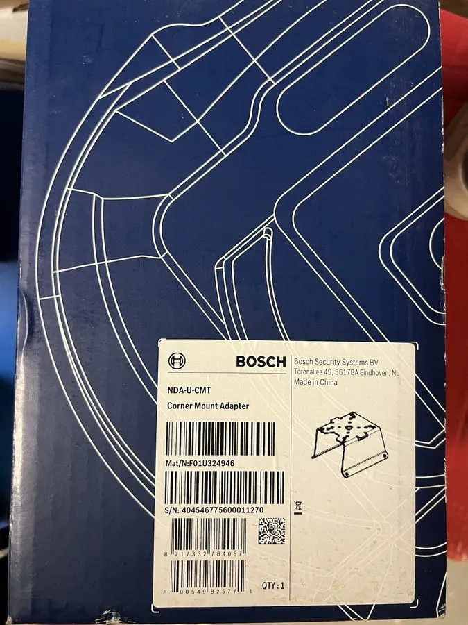 Камера Bosch NDA-U-CMT Corner Mount Adapter F01U324946 Security Camera Mount — фото лота 1