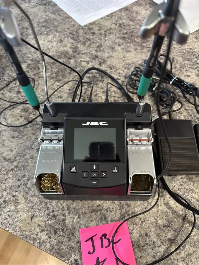 Паяльная станция JBC NANE-1B NANO Solder Rework Station NT115 Hand Pieces Tips S — фото лота 1