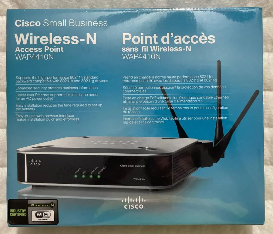 Точка доступа Wi-Fi Cisco WAP4410N Wireless-N Access Point PoE/Advanced Security