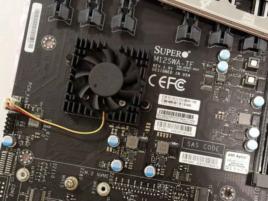 Рабочая станция Supermicro M12SWA-TF AMD WRX80 Workstation Motherboard SP3 Threa