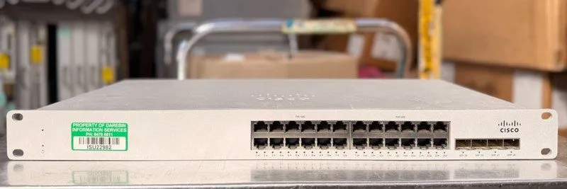 Коммутатор Cisco Meraki MS210-24P 24-Port Gigabit PoE Ethernet Switch UNCLAIMED