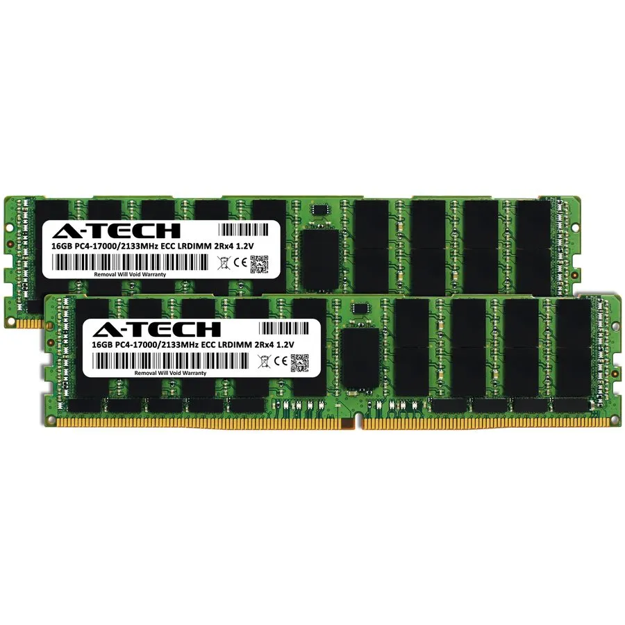 Модуль памяти A-Tech 128GB 8x 16GB 2Rx4 PC4-17000L LRDIMM DDR4 2133 MHz ECC Serv