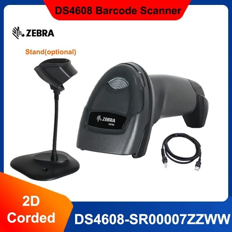 Сканер штрих-кода Zebra DS4608-SR00007ZZWW Wired Handheld 1D 2D Area Imager Barc